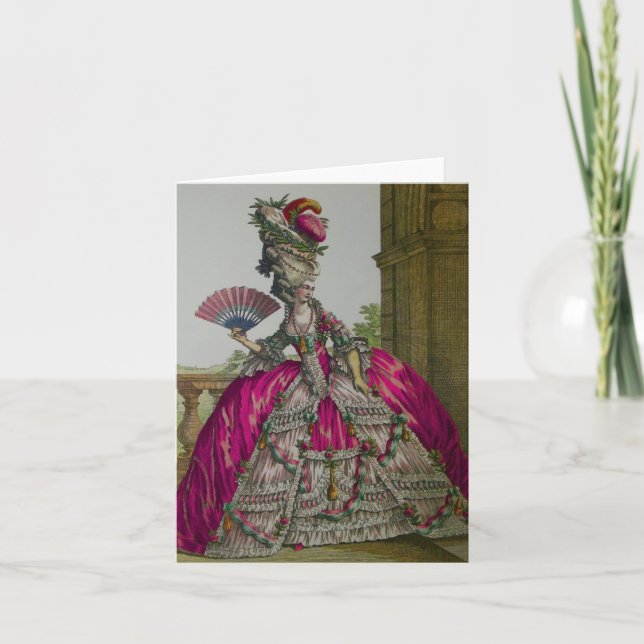 Queen Marie Antoinette ~ Card / Invitations (Front)