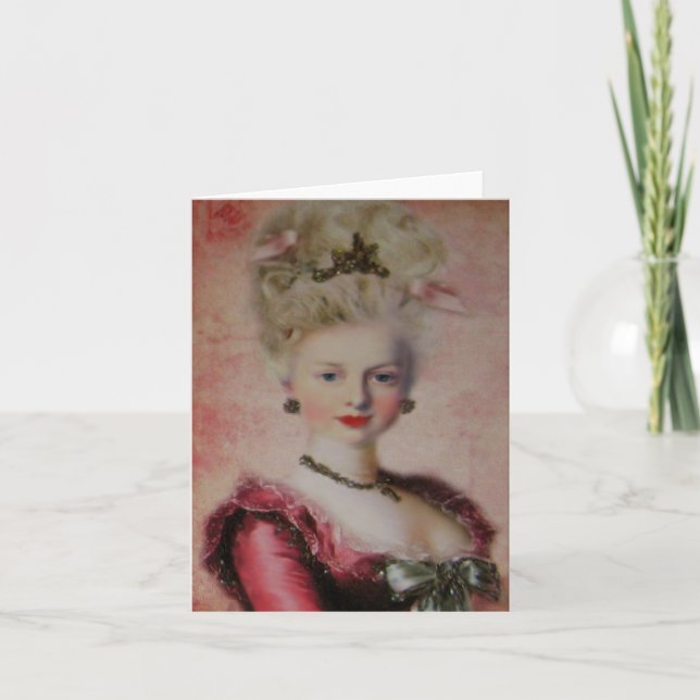 Queen Marie Antoinette ~ Card / Invitations (Front)