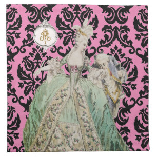 Queen Marie Antoinette CHANGE COLOR /SIZE OPTIONS- Cloth Napkin