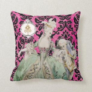 Queen Marie Antoinette COLOR & STYLE OPTIONS - Throw Pillow