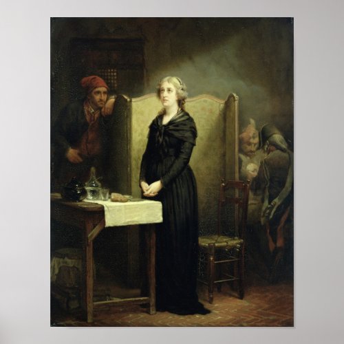 Queen Marie Antoinette in the Conciergerie Poster