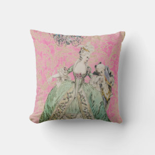 Queen Marie Antoinette INVITATIONS - Throw Pillow