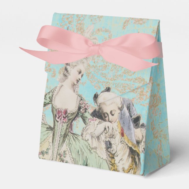 Queen Marie Antoinette (More Options) - Favor Boxes (Front Side)