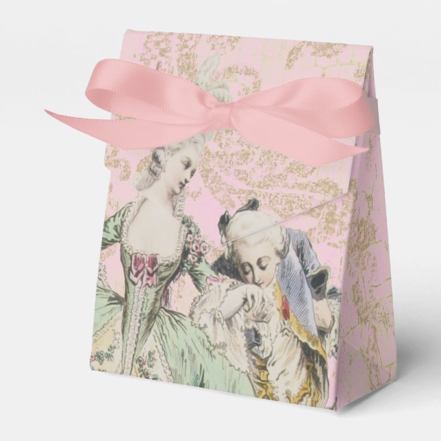 Queen Marie Antoinette (More Options) - Favor Boxes (Front Side)