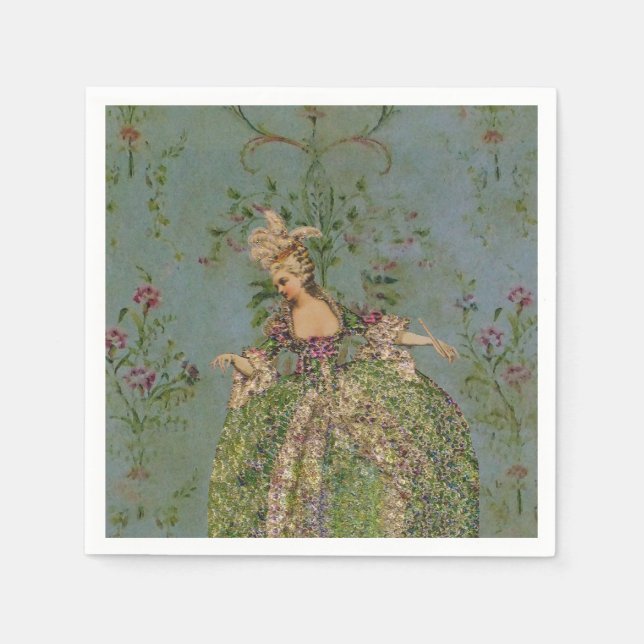 Queen Marie Antoinette (More Options) - Napkins (Front)