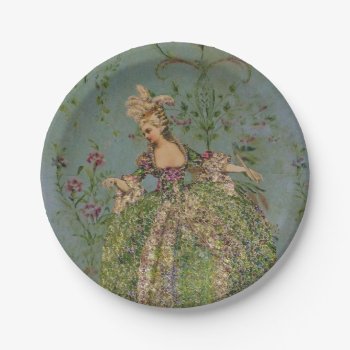 Queen Marie Antoinette (more Options) - Paper Plates by galleriaofart at Zazzle