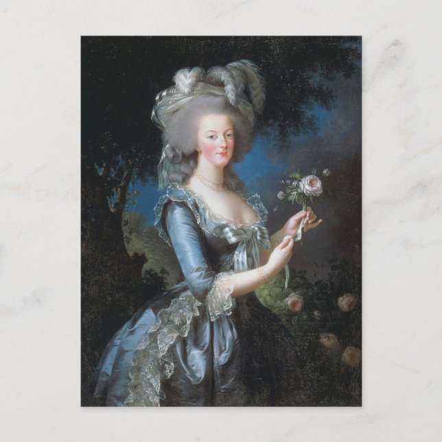 Queen Marie Antoinette of France by Le Brun Postca Postcard (Front)