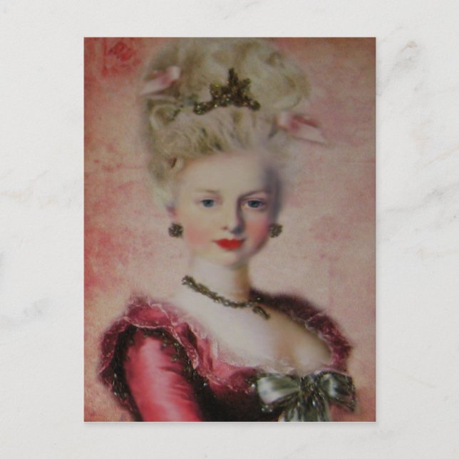 Queen Marie Antoinette ~ Postcard / Invitations (Front)