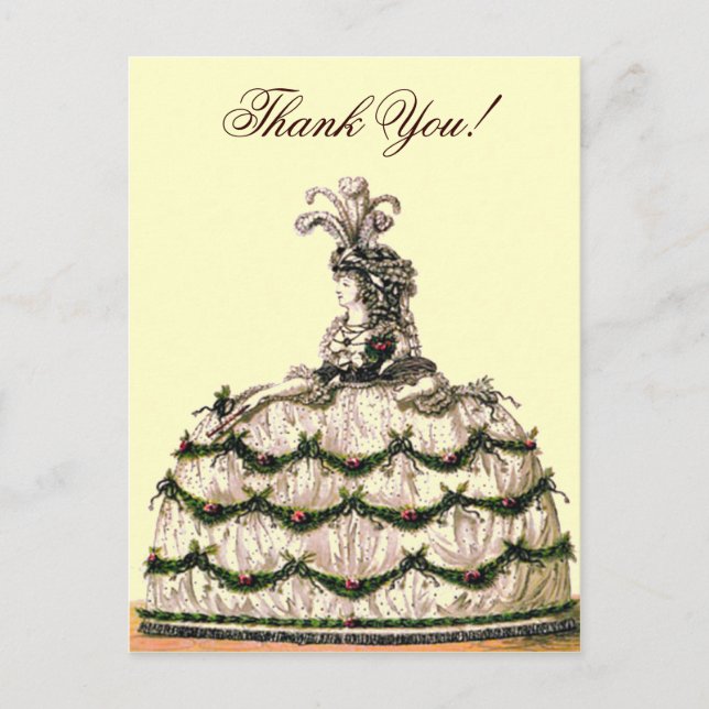 Queen Marie Antoinette ~ Postcard / Invitations (Front)