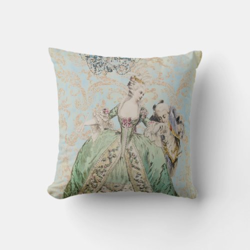 Queen Marie Antoinette _ Throw Pillow