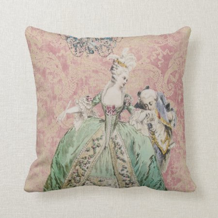 Queen Marie Antoinette - Throw Pillow