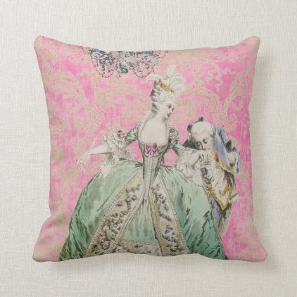 Queen Marie Antoinette - Throw Pillow