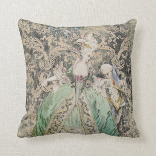 Queen Marie Antoinette - Throw Pillow