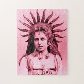 Queen Marie of Romania as the Sun Queen Jigsaw Puzzle