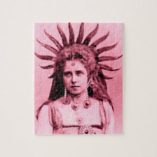 Queen Marie of Romania as the Sun Queen Jigsaw Puzzle
