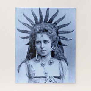 Queen Marie of Romania as the Sun Queen Jigsaw Puzzle