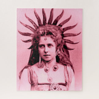 Queen Marie of Romania as the Sun Queen Jigsaw Puzzle