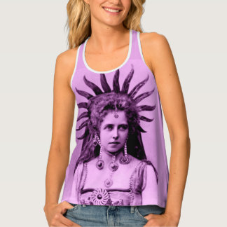 Queen Marie of Romania as the Sun Queen - lavender Tank Top