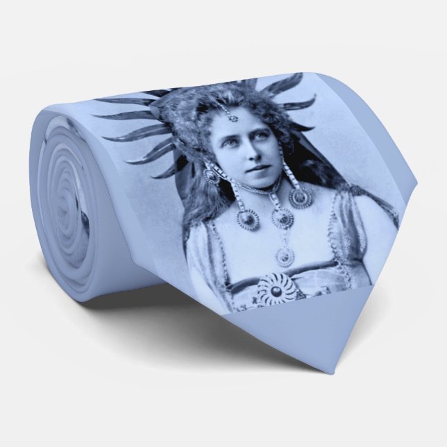 Queen Marie of Romania as the Sun Queen  Neck Tie (Rolled)
