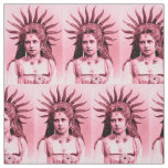 Queen Marie of Romania as the Sun Queen pink Fabric