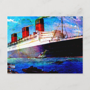 QUEEN MARY 2 POSTCARD
