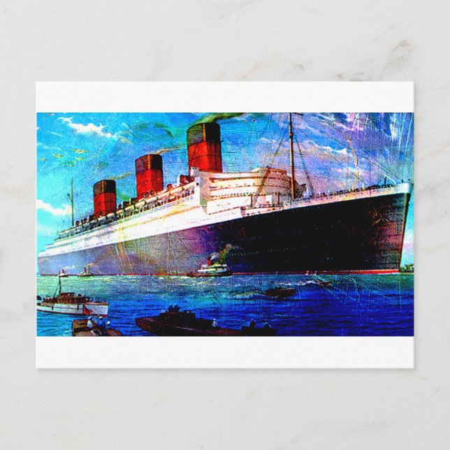 QUEEN MARY 2 POSTCARD (Front)