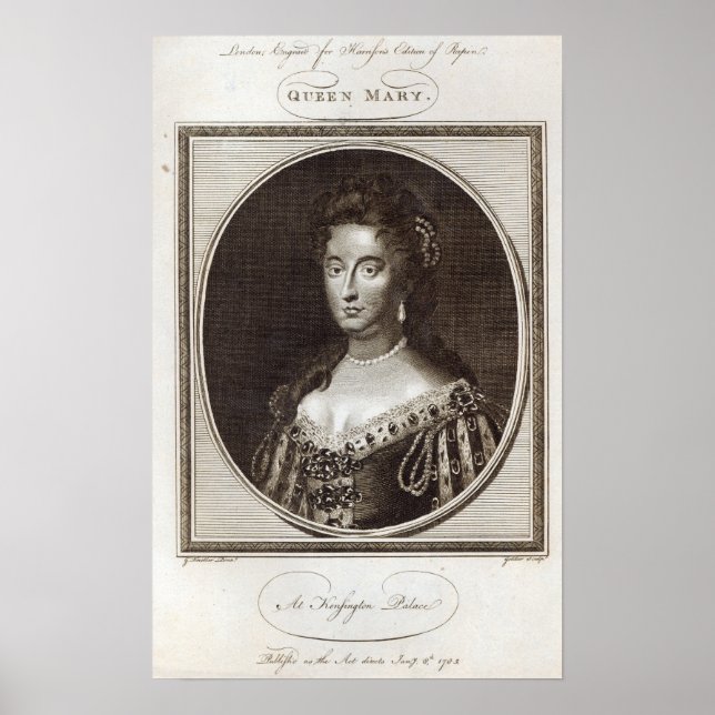Queen Mary at Kensington Palace Poster (Front)