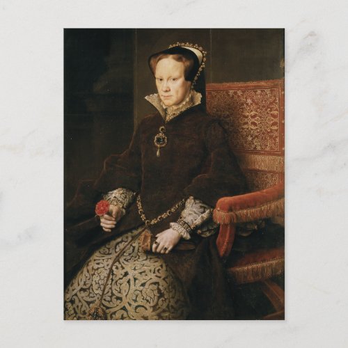 Queen Mary I of England Maria Tudor by Antonis Mor Postcard