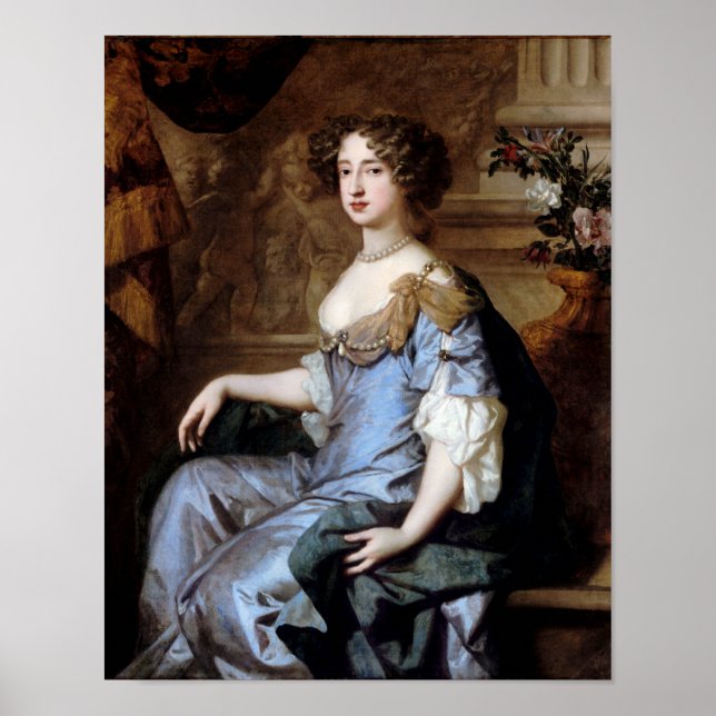 Queen Mary II by Sir Peter Lely Poster (Front)