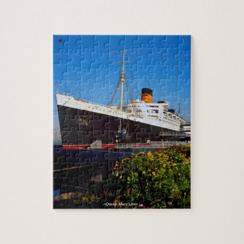 Queen Mary Liner Jigsaw Puzzle