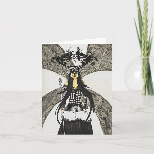 Queen Masquerade Notecard (Front)