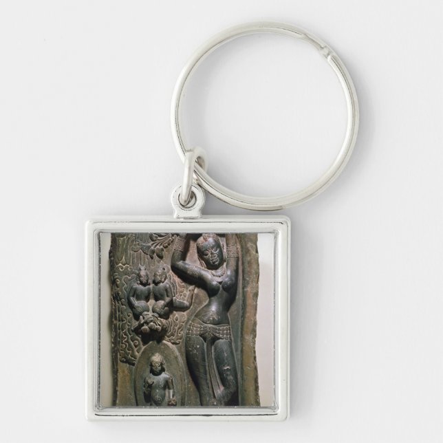 Queen Maya giving birth to the future Buddha Keychain (Front)