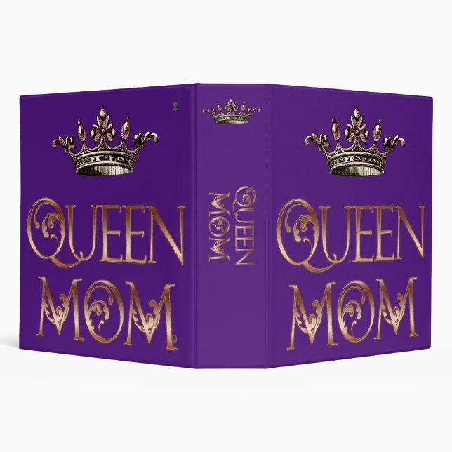 Queen Mom 3 Ring Binder (Background)
