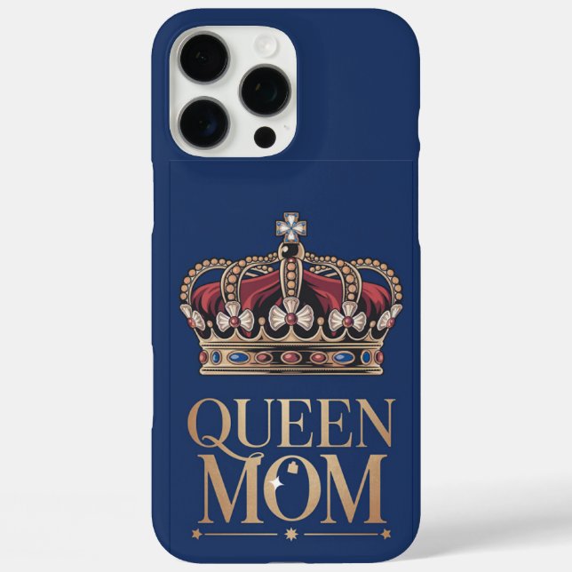 Queen Mom Crown Case-Mate iPhone Case (Back)