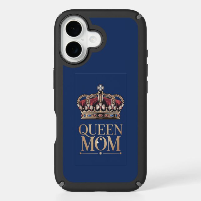 Queen Mom Crown Speck iPhone Case (Front)