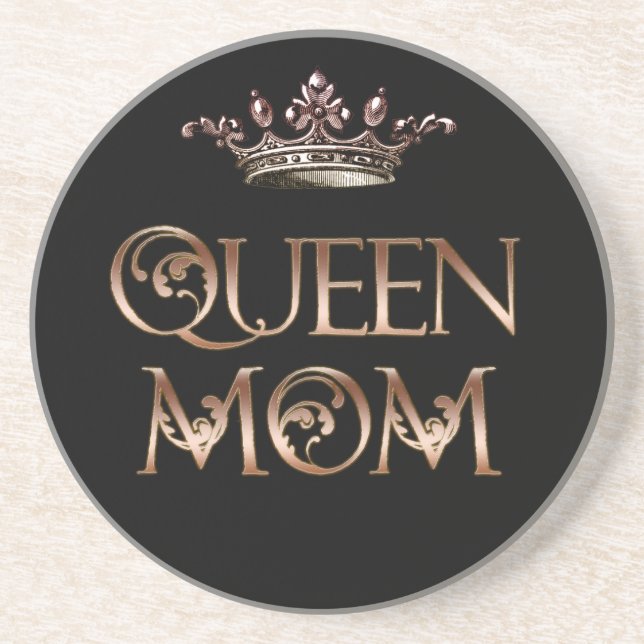 Queen Mom Drink Coaster (Front)