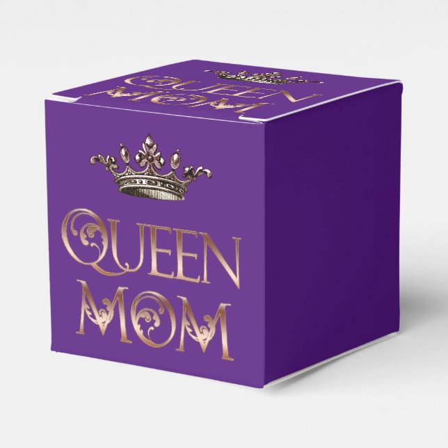 Queen Mom  Favor Boxes (Front Side)