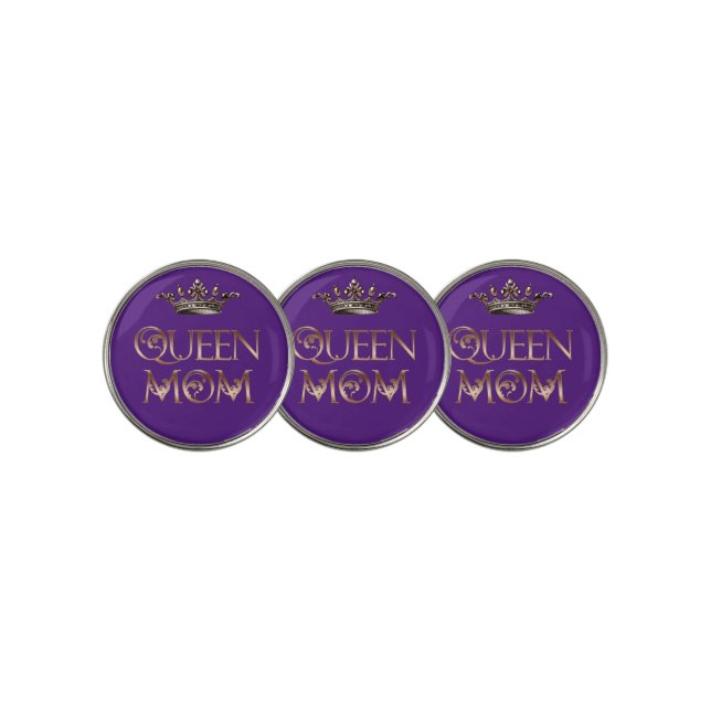Queen Mom Golf Ball Marker (3 Up)
