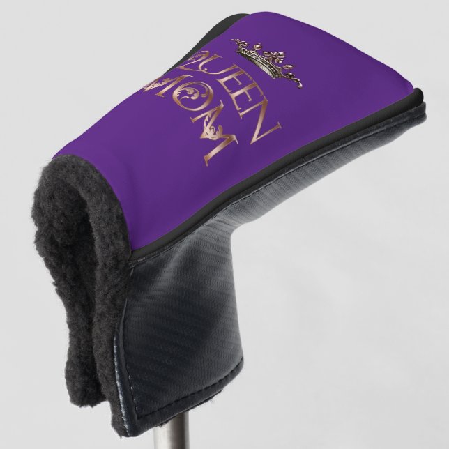 Queen Mom Golf Head Cover (3/4 Front)