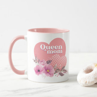 Queen mom_happy mother's day mug