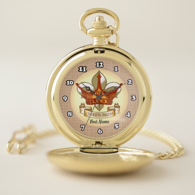 Queen Mom  Pocket Watch (Inside)