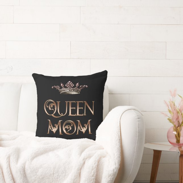 Queen Mom Throw Pillow (Couch)