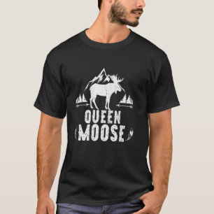Queen Moose Matching Family Camping Hiking T-Shirt