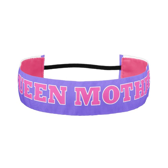 "Queen Mother" Hair Band Athletic Headband (Front)