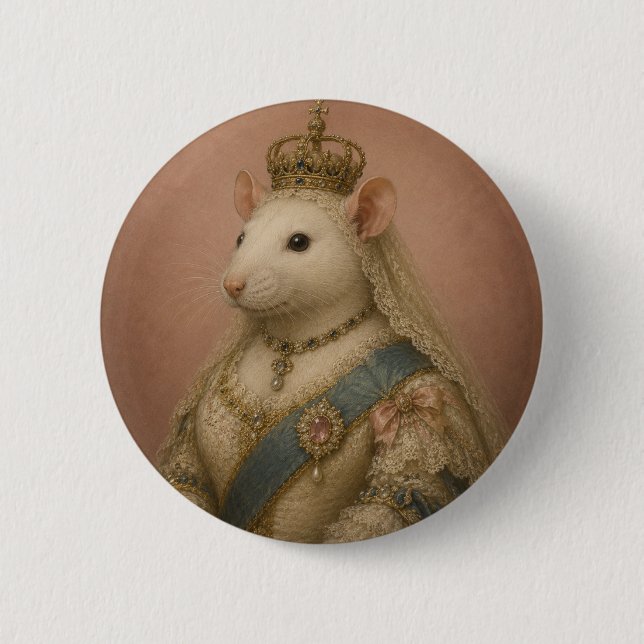 Queen Mousebeth Button (Front)