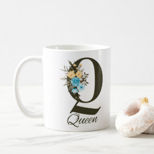 Queen Mug – Elegant Typography Design Gift for Her