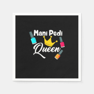 Queen Nail Artist Napkins