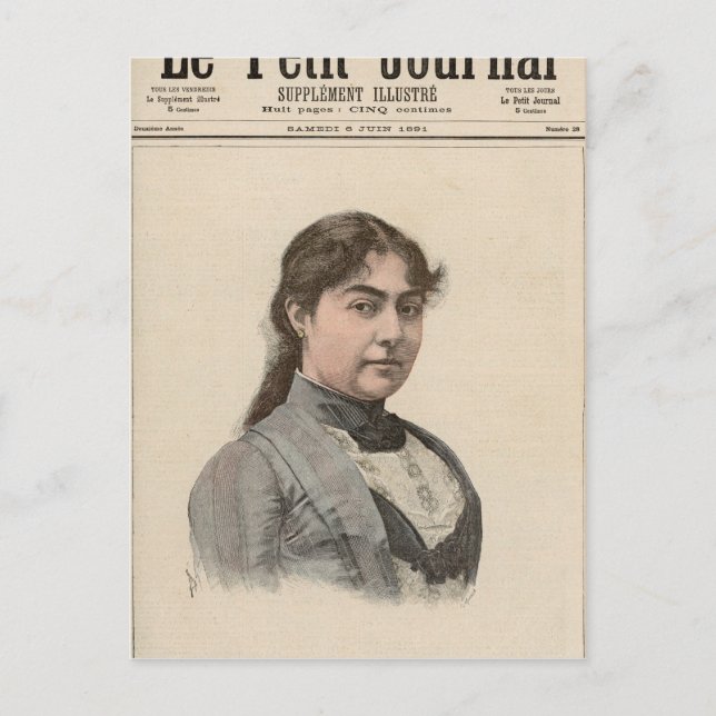 Queen Natalija of Serbia Postcard (Front)