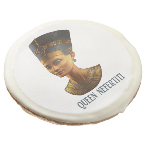 Queen Nefertiti Ancient Egyptian gift design Sugar Cookie