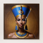 “Queen Nefertiti” Beautiful Ancient African Queen Jigsaw Puzzle<br><div class="desc">Queen Nefertiti (c. 1370 - c. 1330 BCE). Queen Nefertiti, the Great Royal Wife of Pharaoh Akhenaten, is one of the most famous figures of ancient Egypt. Known for her beauty and powerful position, she co-ruled during one of the wealthiest periods in Egyptian history and played a role in the...</div>